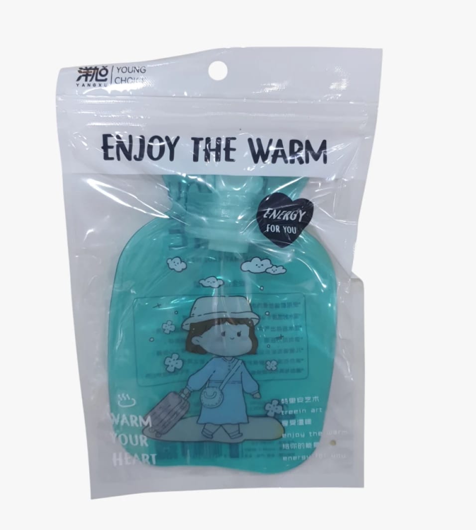 Yanox Choice Portable Heating Bottle for Kids and Adults, Unique Cartoon Character Design with Zip Closure