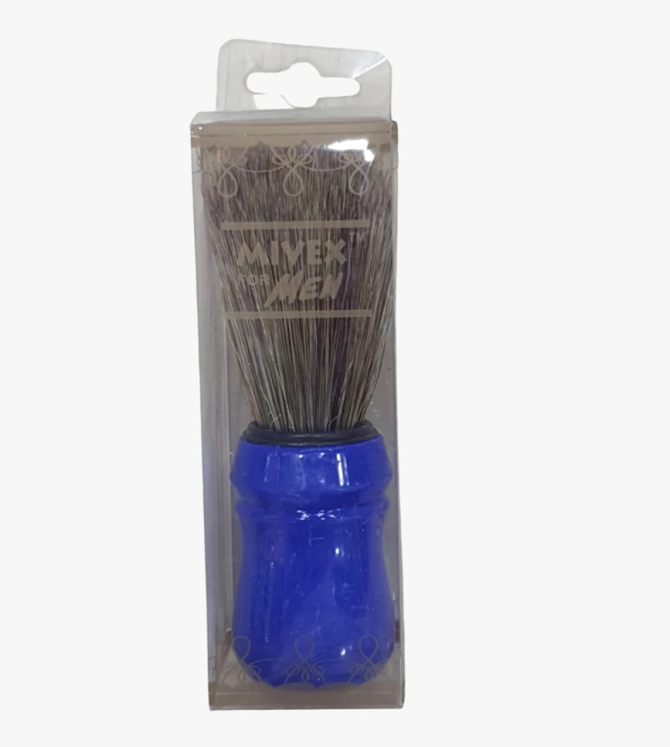 Vitex Exclusive Shaving Brush for Men with Blue Handle, Professional Design for Smooth and Luxurious Shaving Experience.
