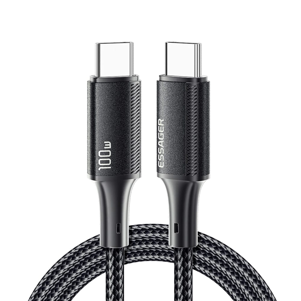 Essager 100W Braided USB C to USB C Cable – 3M