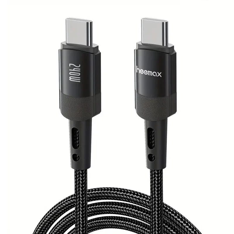 Heemax 100W Braided USB C to USB C Cable – 2M