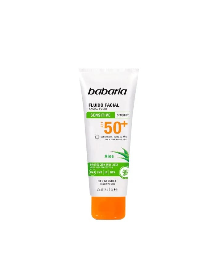 كريم واقي شمس للبشرة الحساسة +50 SPF 75مل باباريا