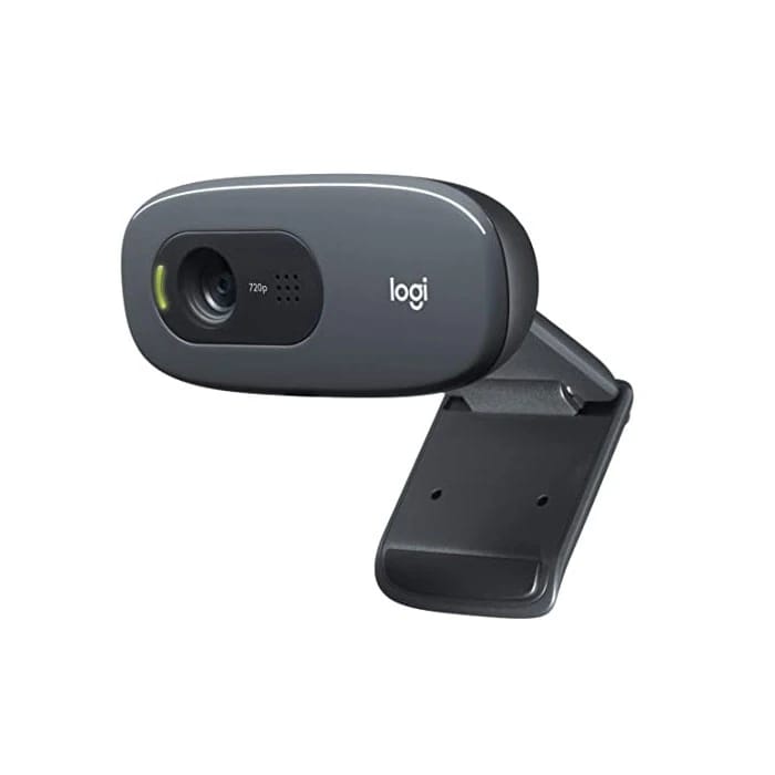 Logitech C270 HD Webcam 720p Widescreen Video Calling with Noise-Reducing Mic – Black