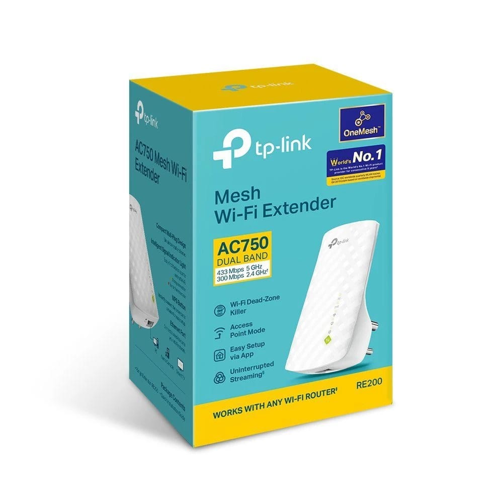 TP-Link RE200 AC750 Wi-Fi Range Extender