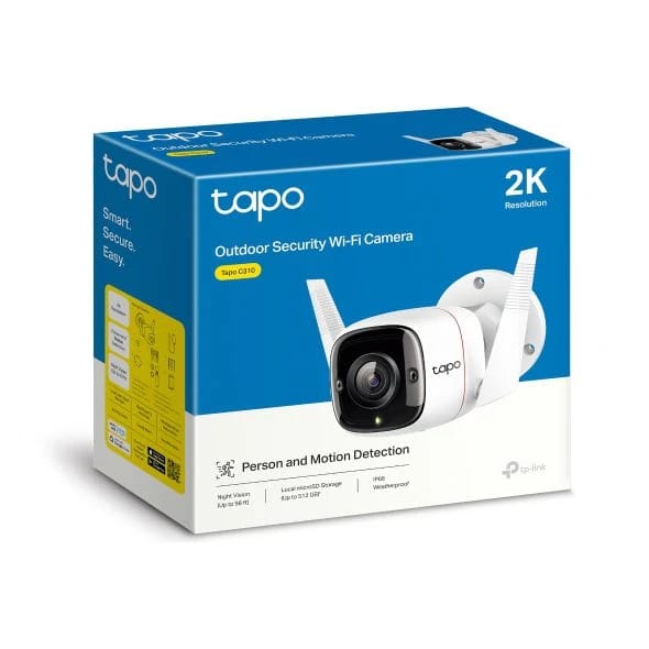 Tp-link Tapo C310 Outdoor Security WiFi Camera 3MP 2K Video