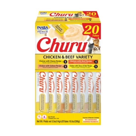 CHURU 20 قطعة مجموعة متنوعة من الدجاج واللحم البقري إنابا