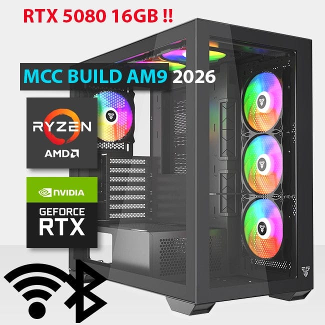 Am9 26 AS Gaming PC Build - AMD Ryzen 9 9950x3d with RTX 5080