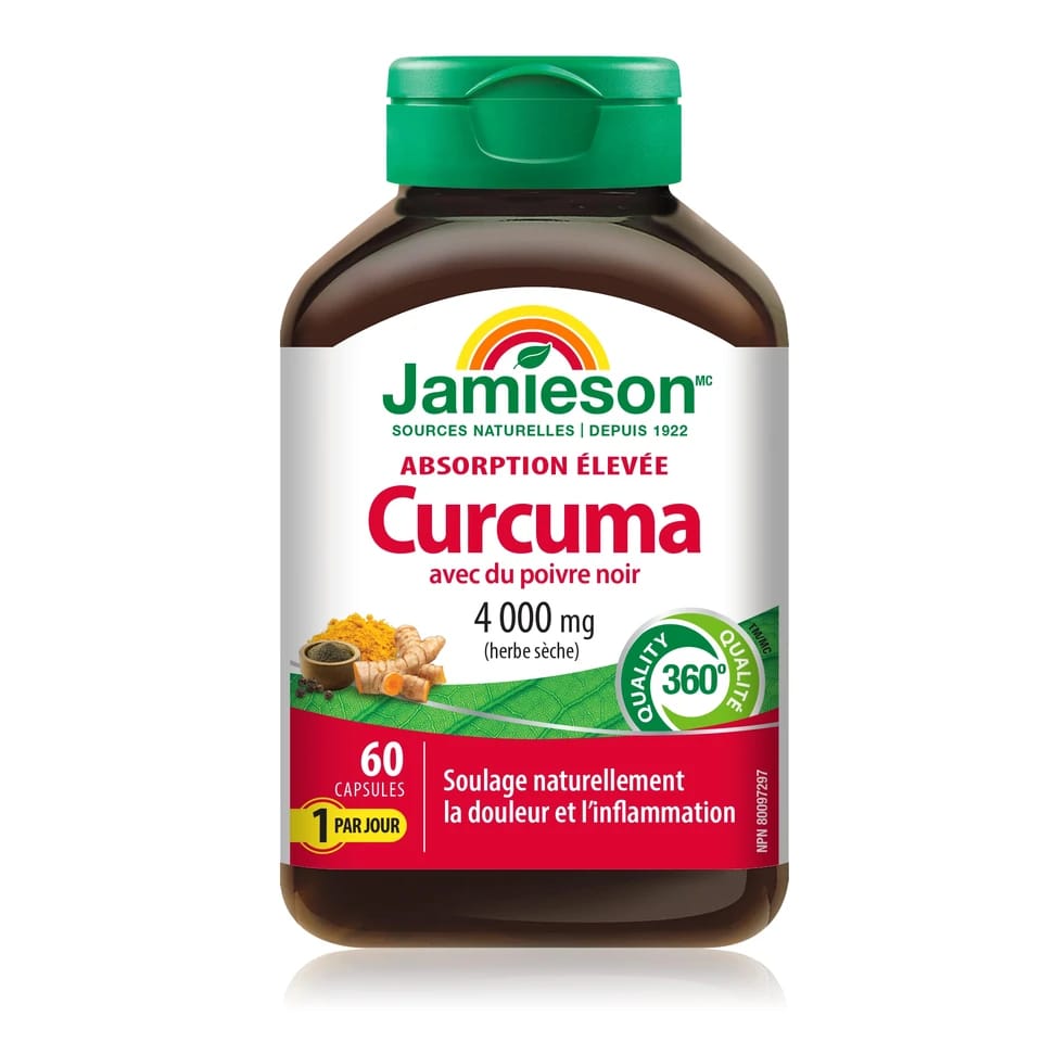 Jamieson Turmeric 550 mg 60 Capsules