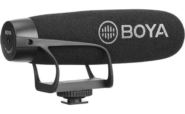 BOYA BY-BM2021 Wired On-Camera Super-Cardioid Shotgun Microphone