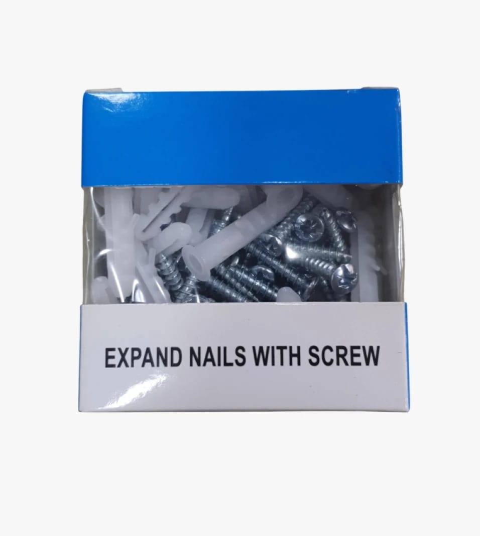 Plastic Expansion Nails with Metal Screws Tool Set for Individuals Seeking Versatile Home Component Installation with High Quality and Efficiency