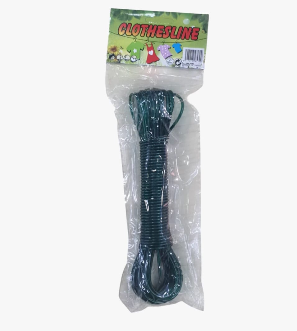 حبل الغسيل ماركة كلاز مصنوع من مواد متينة للاستخدام المنزلي في الهواء الطلق مثالي لتعليق الملابس وجعل الغسيل أسهل.