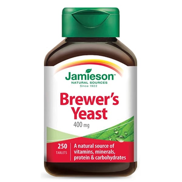 Jamieson Brewer's Yeast Tablets 400mg 250 Tablets