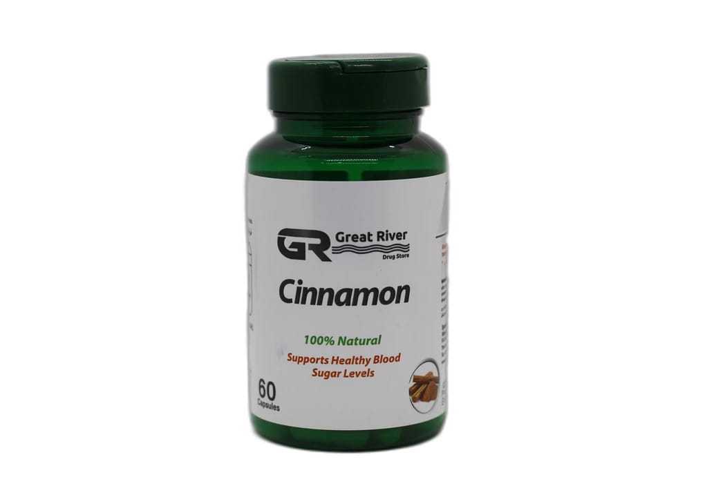 Great River Cinnamon Capsules 60 Count