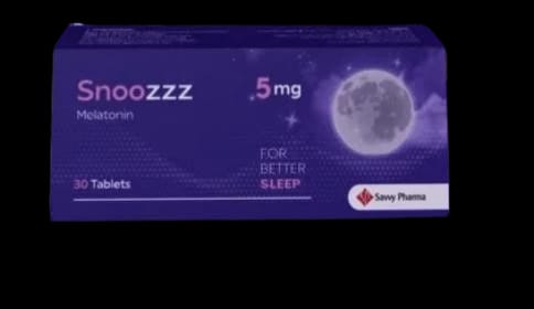 SnooZzz Melatonin 5mg 30 Capsules