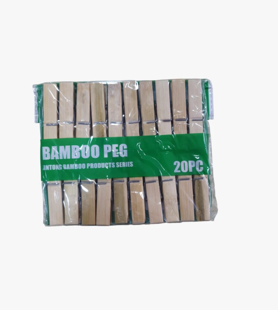 Xintong Bamboo Clothespins Set, Durable Natural Bamboo Design for Household Enthusiasts