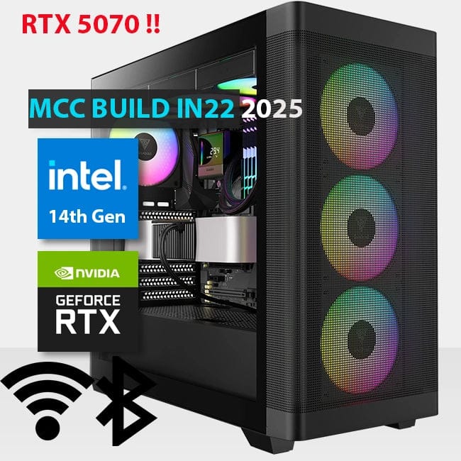 In22 25 Gaming PC Build with Intel Core i7 & RTX 5070