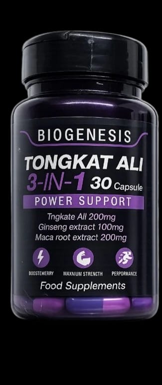 Biogenesis Tongkat Ali 3-in-1, 30 Capsules