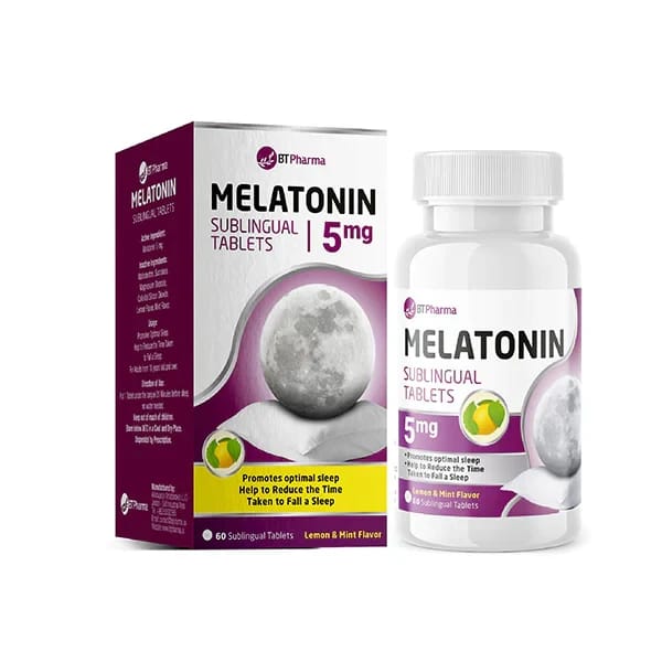 BT Pharma Melatonin 5mg 60 Sublingual Tablets