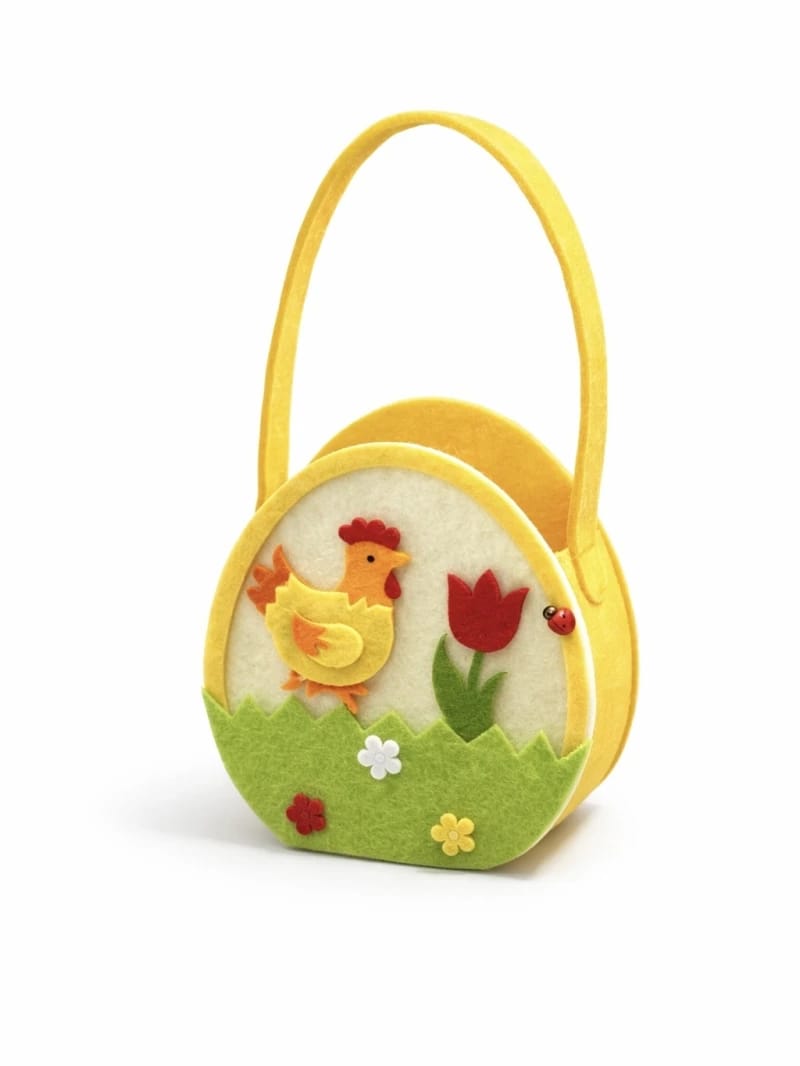 Chicken-Shaped Egg Collection Basket