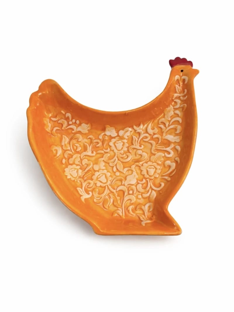 Ceramic Chicken Dish