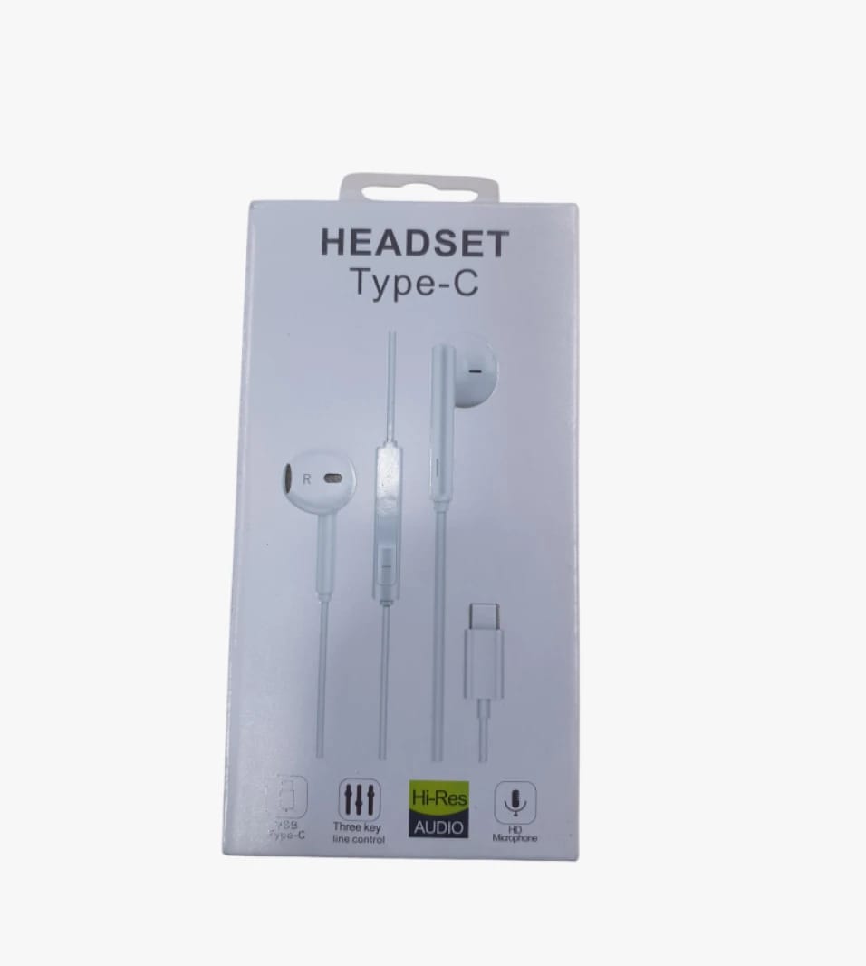 Premium Headset with USB Type-C Connector, Modern Design for High-Quality Listening for Everyone