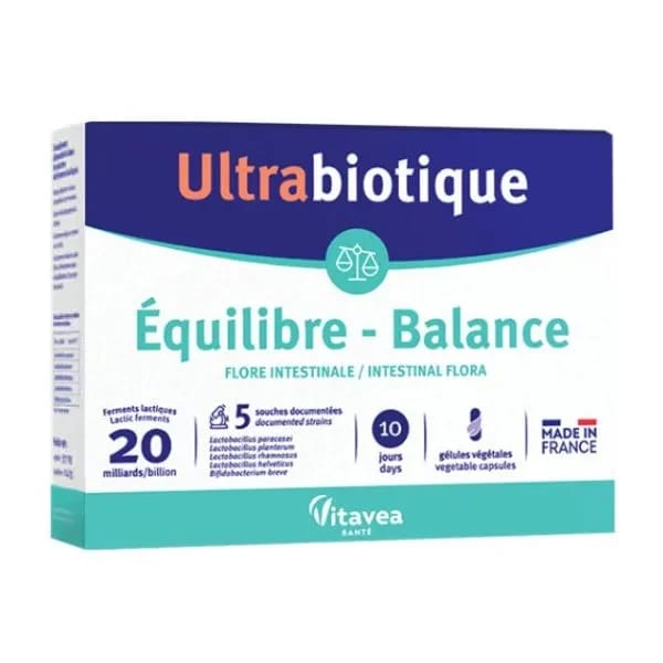 Vitavea Ultrabiotique Balance 10 Capsules