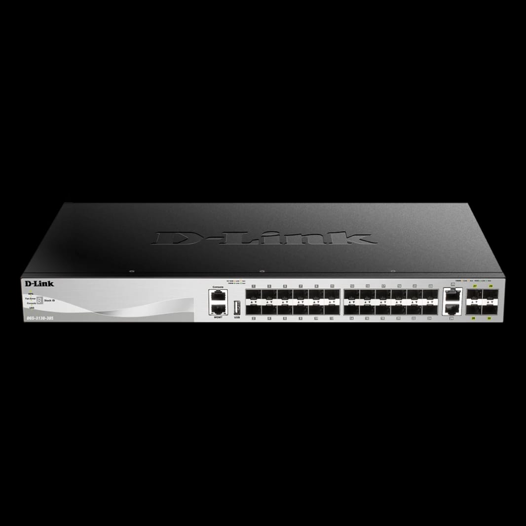 D-Link DGS-3130-30S 30-Port Lite Layer 3 Managed Switch