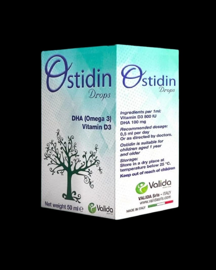 Ostidin DHA and Vitamin D3 Drops for Kids 50ml