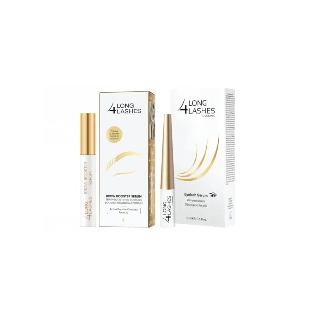 Long 4 Lashes Eyelash Serum and Brow Serum Set