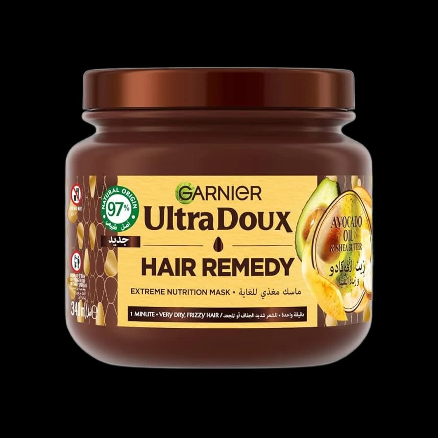 Garnier Ultra Doux Hair Remedy Mask With Avocado Oil And Shea Butter 340ml