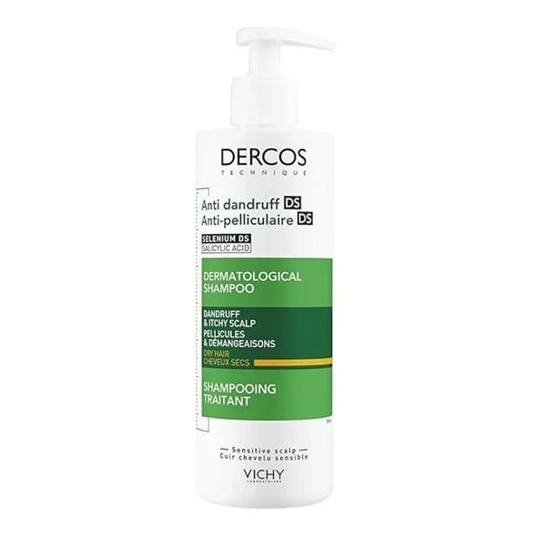 Vichy Dercos Anti-Dandruff Shampoo for Dry Hair 390ml