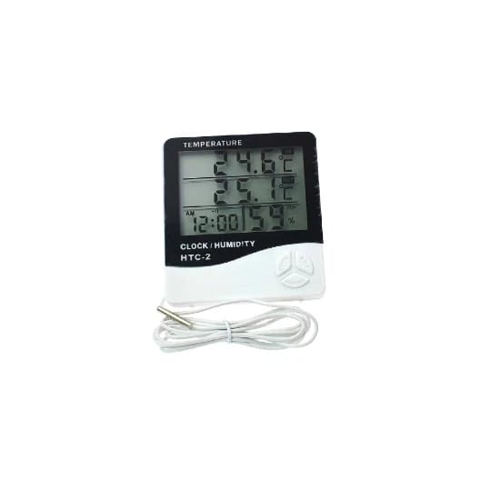 Digital Temperature and Humidity Gauge with External Sensor