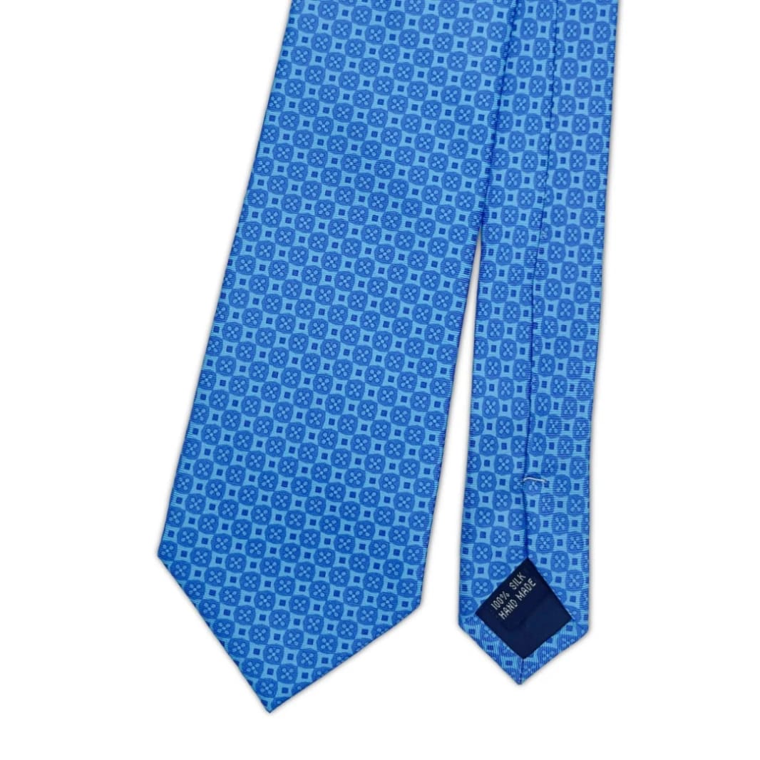 Foulard Silk Tie – Blue