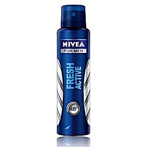 Nivea for Men Fresh Active Deodorant with Invigorating Scent for Long-Lasting 48-Hour Protection and All-Day Freshness