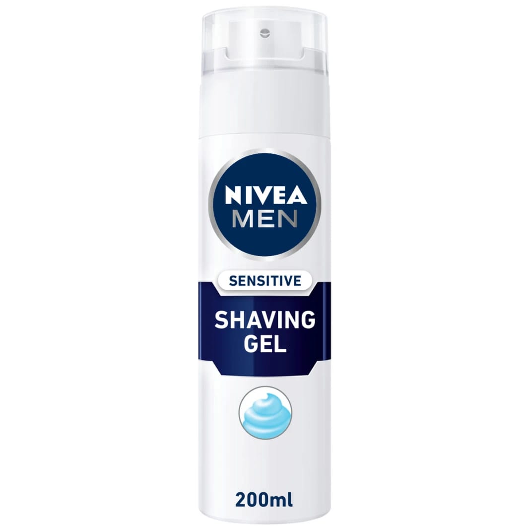 NIVEA Men Sensitive Shaving Gel for a Superior Shaving Experience Specially Designed to Keep Your Skin Smooth and Irritation-Free.