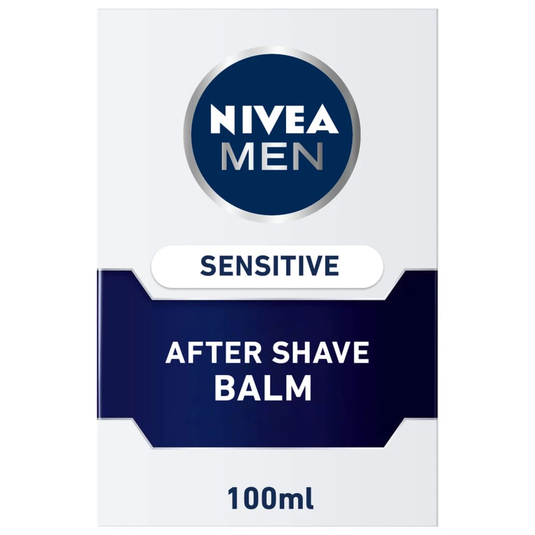 NIVEA Men Sensitive After Shave Balm Specially Designed for Men's Skin to Provide Perfect Comfort and Freshness After Shaving