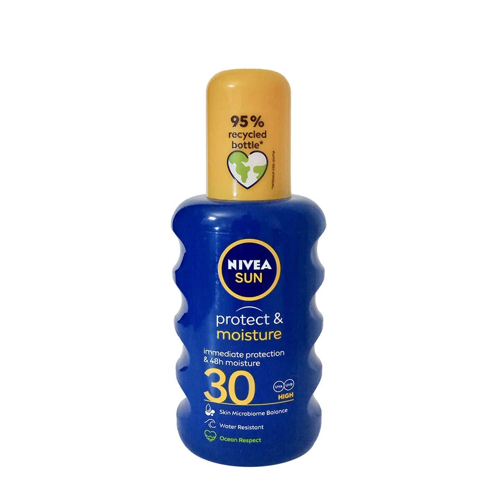 Nivea Sun Protect & Moisture Cream - Immediate Protection and 48h Moisture for Sensitive Skin