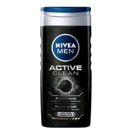 NIVEA Men Product, Energizing Shower Gel with Deep Cleansing Active Charcoal Technology for Daily Refreshing Use