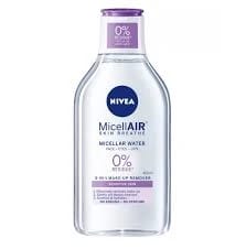 NIVEA MicellAIR Micellar Water Makeup Remover for Sensitive Skin Design, Free of Fragrances and Artificial Ingredients for Daily Care