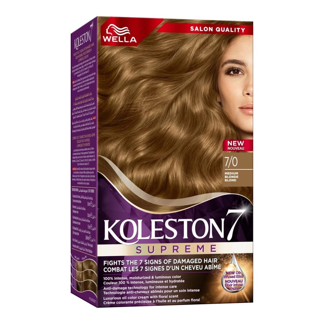 Koleston Permanent Hair Color in Medium Blonde for Luxurious and Stylish Hair Lovers by Wella