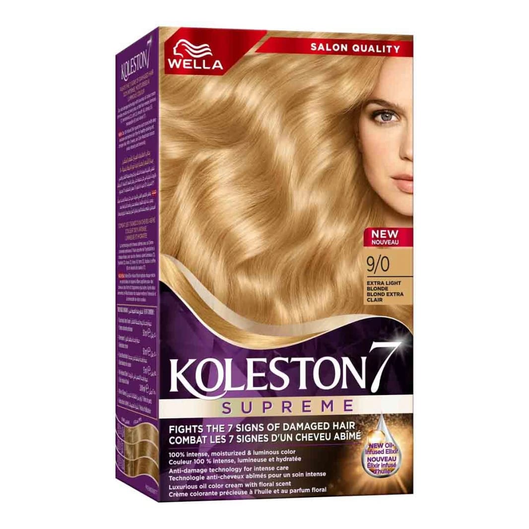 Koleston 7 Supreme Hair Dye for Damaged Hair with Oil Infused Formula for Intense Color and Extra Light Blond