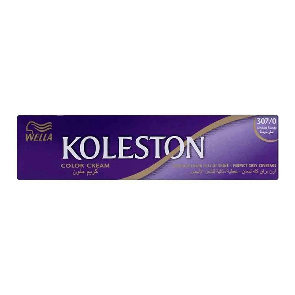 Koleston Professional Hair Color Cream in Medium Blonde 307/0 for the Modern Woman for a Stunning Look and Complete Hair Care.