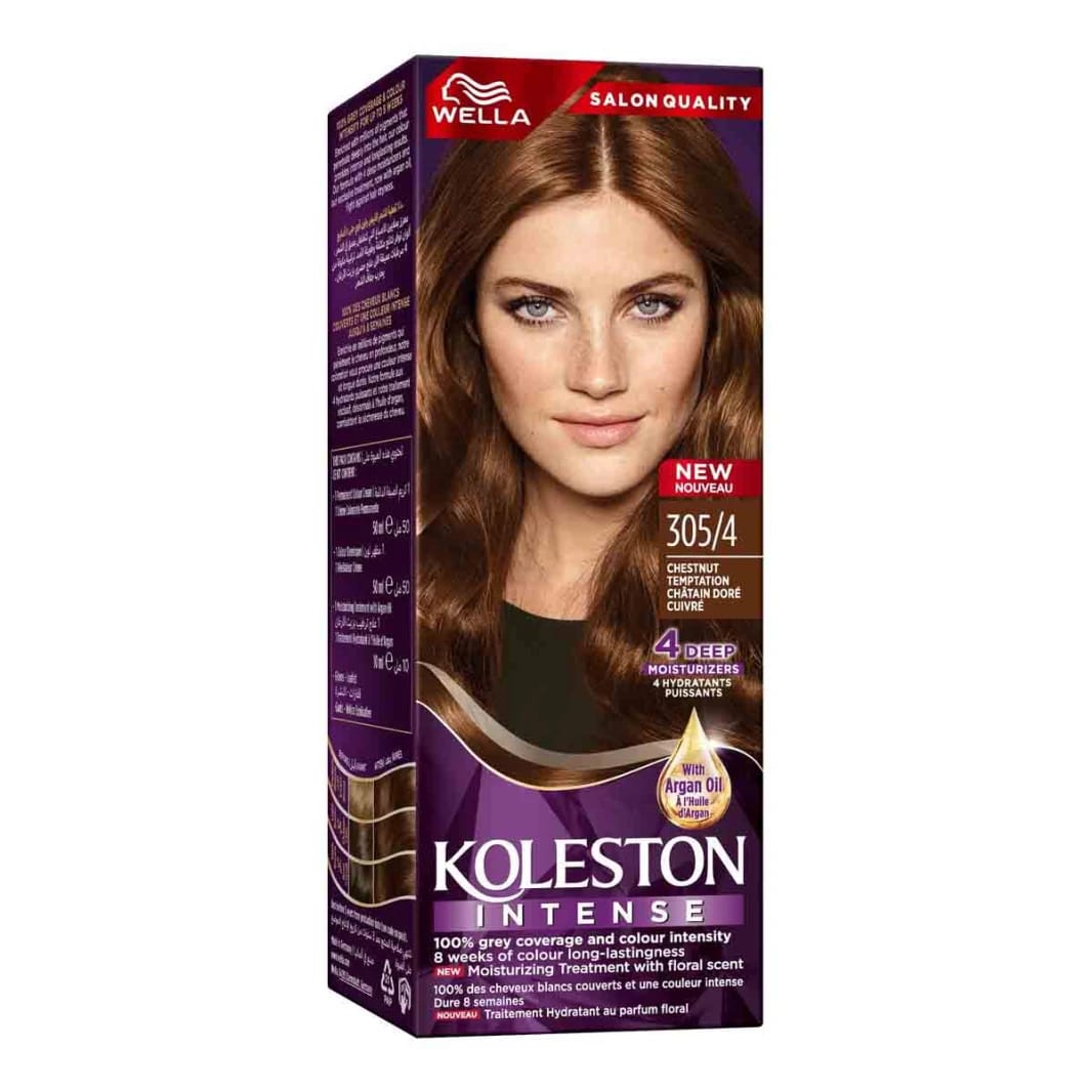 Wella Koleston Intense Hair Color with Argan Oil for Color Temptation for Stylish Women's Hair