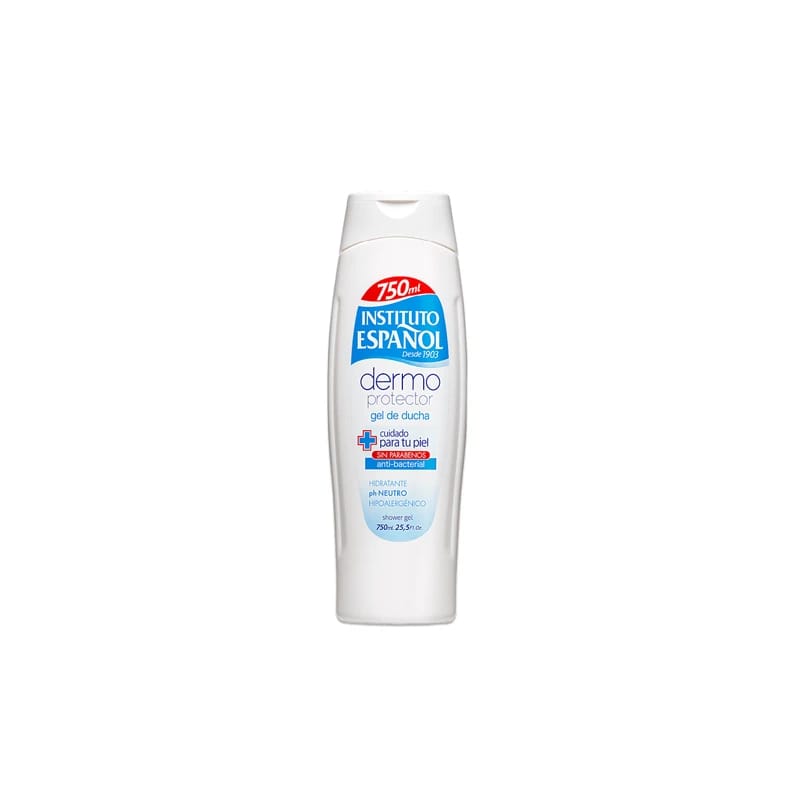 Instituto Espanol Dermo Protector Shower Gel, Moisturizing and Suitable for Sensitive Skin, Timeless Protection