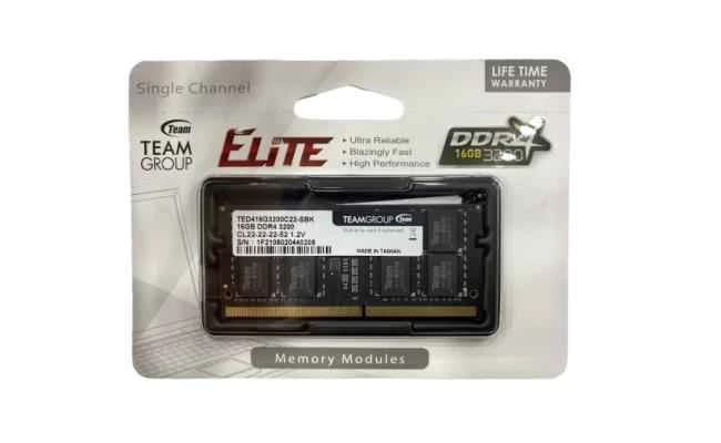 TEAMGROUP ELITE SO-DIMM 16GB 3200MHz DDR4 Laptop Memory