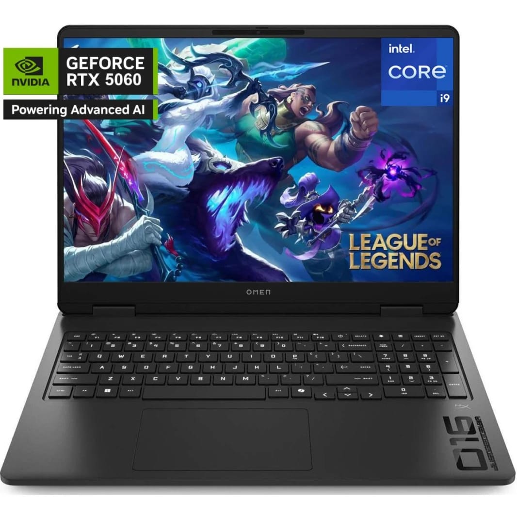 لابتوب الألعاب إتش بي نيو أومن 16 بمعالج إنتل كور i9 14900HX 24 نواة وRTX 5060