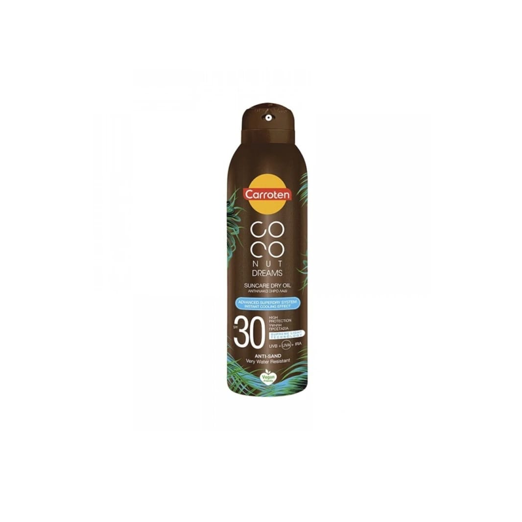 كروتين زيت جاف لحماية البشرة من الشمس بجوز الهند SPF30 150مل