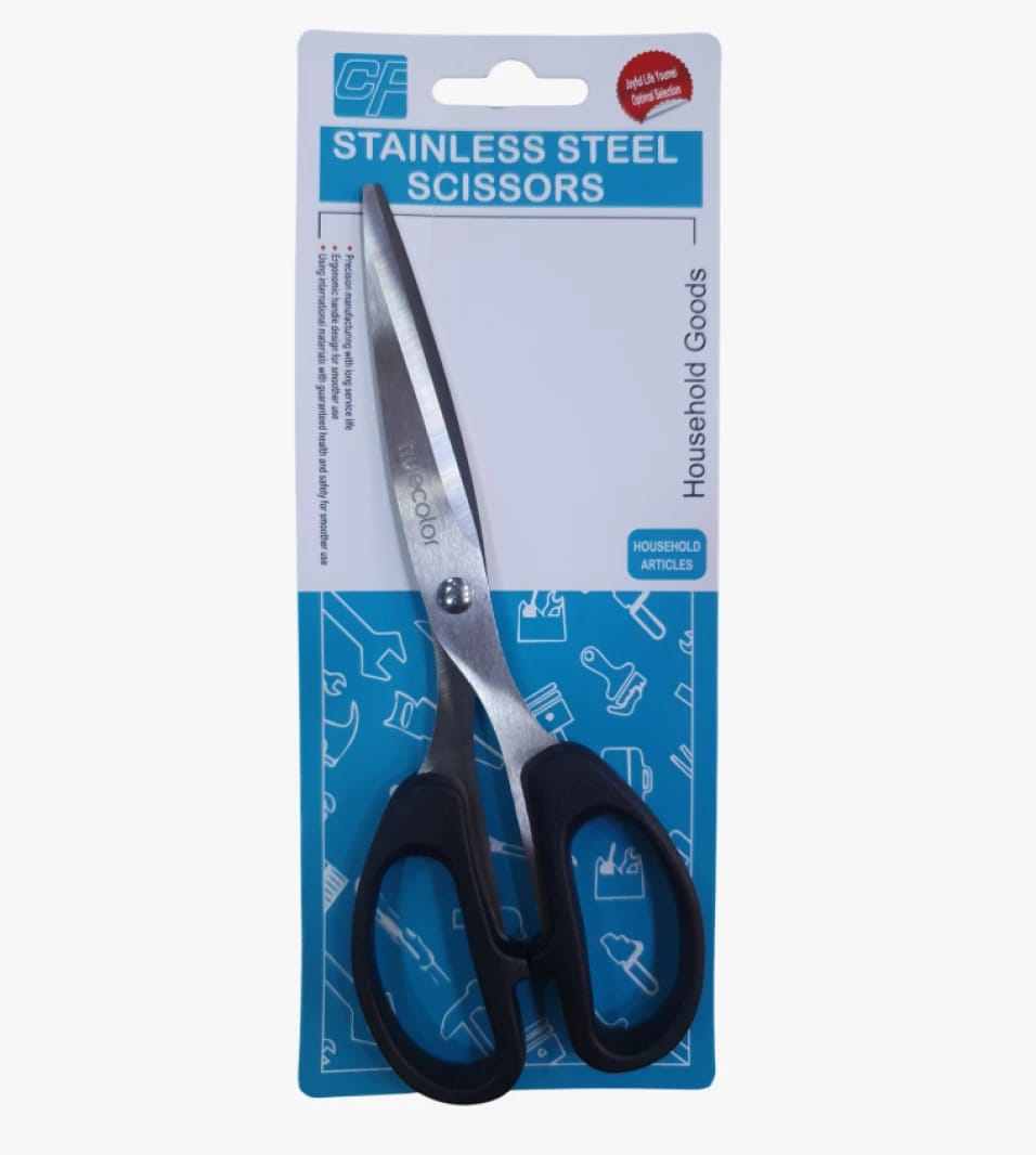 CF High-Quality Stainless Steel Scissors with Ergonomic Design for Home and Office Use and Various Services