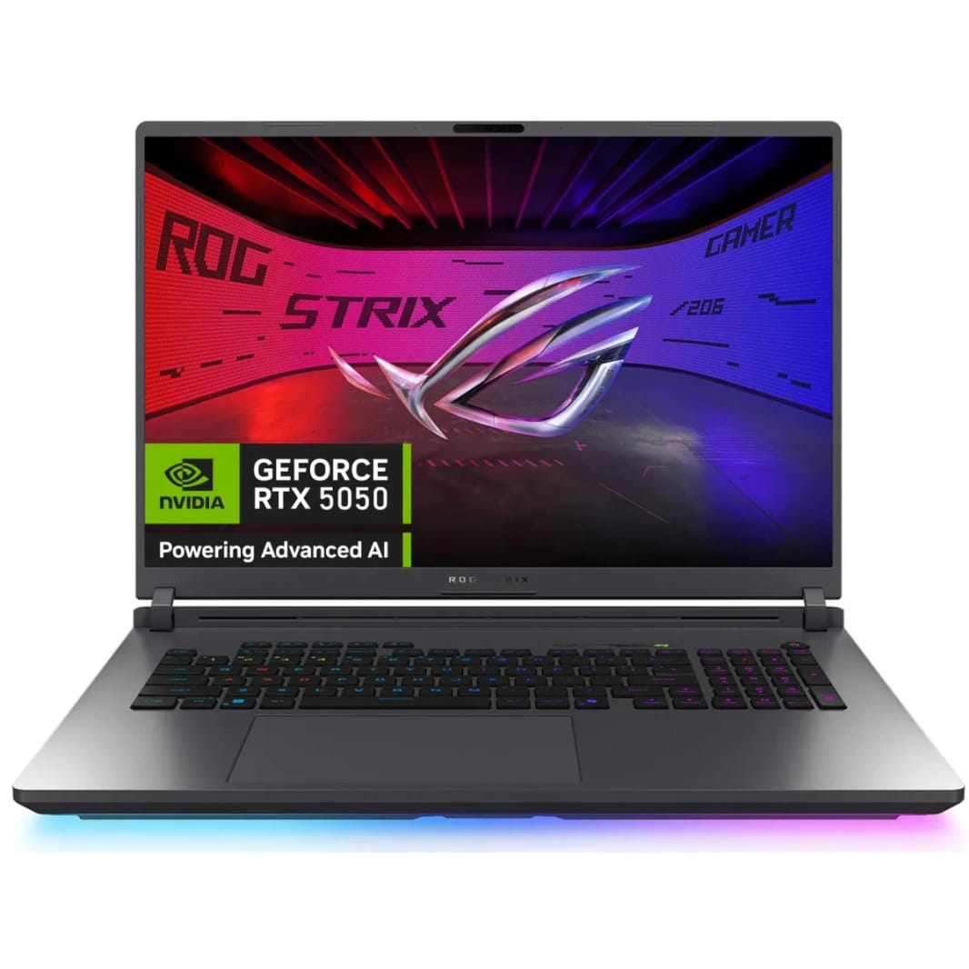 أسوس روج ستريكس G18 (2025) G815JHR الجيل 14 إنتل كور i7 مع نفيديا RTX 5050 وشاشة 18 بوصة