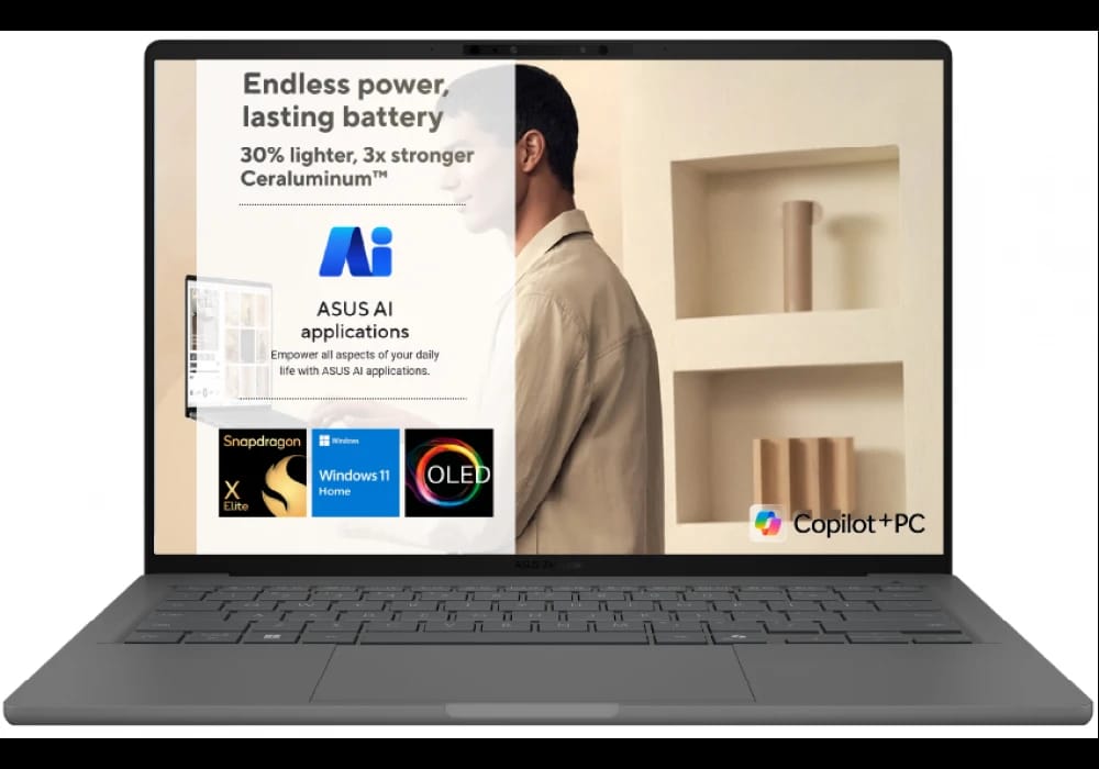 ASUS Zenbook 14 OLED with Snapdragon® X Elite Processor