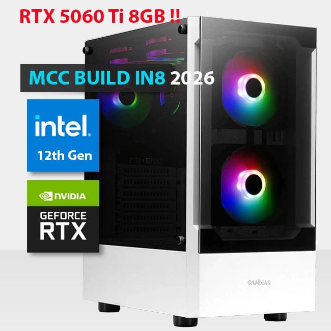 تجميع جهاز In8 26 للألعاب مع Intel Core I7 12700f وRTX 5060 Ti